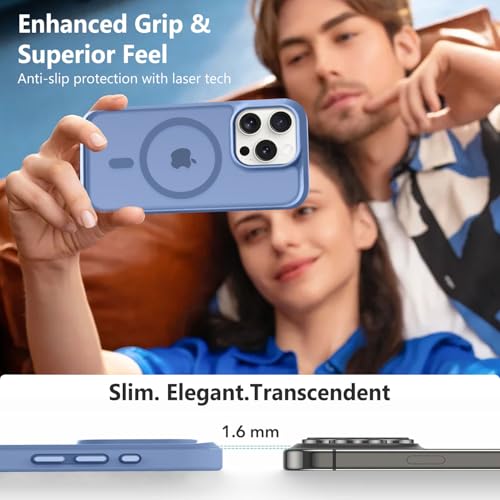 Image of MOCCA Magnetic Shockproof for iPhone 14 Pro Case,Blue