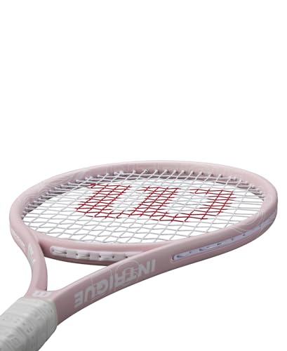 Image of Wilson Intrigue SE 105 Adult Tennis Racket - Grip Size 3-4 3 /8 inch, Strung with Synthetic Gut Natural at Mid Range Tension