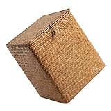 Panier de rangement tressé : ce panier en paille est très pratique, qu'il serve de corbeille de bureau ou de panier à œufs. grands paniers de rangement