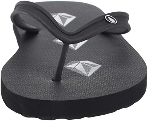Volcom Men's Rocker Flip Flop Sandal, Stoney Black, 12 D US | Image 1
