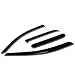 For Mitsubishi Mirage Hatchback 4pcs Tape-On Window Visor Deflector Rain Guard