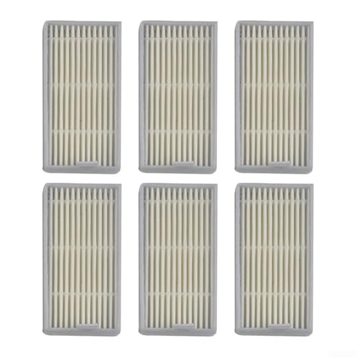 Lot de 6 filtres de rechange pour aspirateur robot SilverCrest 3000 A1, lavables haute efficacité, compatibles avec les accessoires de pièces d'aspirateur robot – vue 4