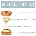 Sand Hourglass Timer - Glass Sand Clock Minutes - Modern Hourglass Watch with Wooden End Caps for Kids, Games, Classroom, Kitchen, Home or Office Decor (5 Minutes)