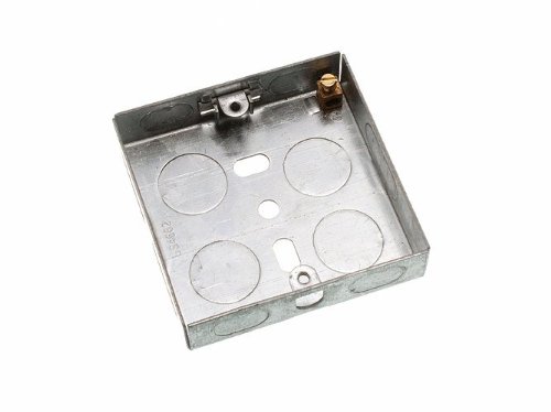 Unterputzdose aus Metall, 16 mm tief, 20 Stück