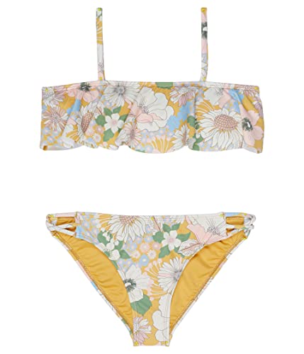 Girls Twiggy Ruffle Set Swim Sets, Mimosa, 10 #TOP29