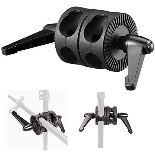 Pyxelstudio Lot de 1 Photo Studio Vidéo Double Clamp Grip Head Réglable Universel Cover