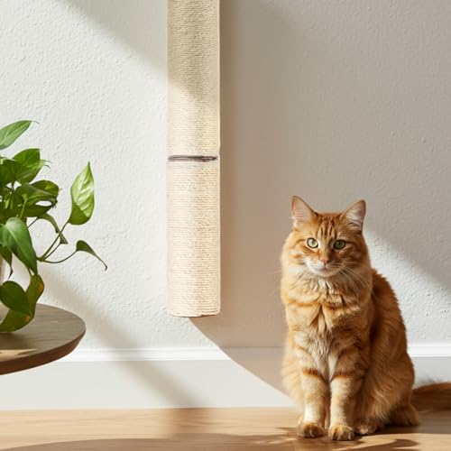 AceOrbit Rascador de Pared para Gatos 2 Unidades Sisal 30 Pulgadas miniatura 6