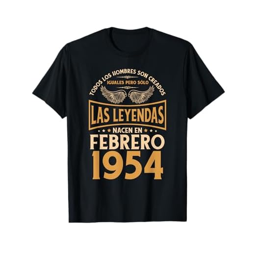 Cumpleaños Hombre Regalos Las Leyendas Febrero 1954 Camiseta