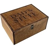 BeeGreeny Dad Gifts, Wooden Dad's Stuff Storage...