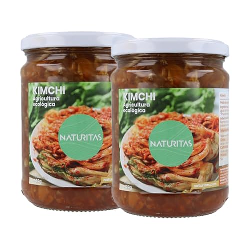 Pack 2x Kimchi bio 420 g Naturitas Essentials | Cabbage Kimchi | De agricultura ecológica | Kimchi Coreano | Origen España