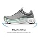 NORTIV 8 Men's Walking Shoes Running Tennis Cushioning ActiveBreeze Non Slip Athletic Gym Workout Comfortable Fashion Sneakers,Size 10.5,Grey,SNWS246M