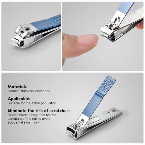 Image of Stocking Stuffers for Men Nail Clippers Set Grooming Nail Kit Care Tools