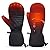 SAVIOR HEAT Heated Mittens for Men and Women, Rechargeable with Touchscreen 7.4V 2200mAh Battery Waterproof Ski Gloves for Skiing Snowboarding Camping Hiking