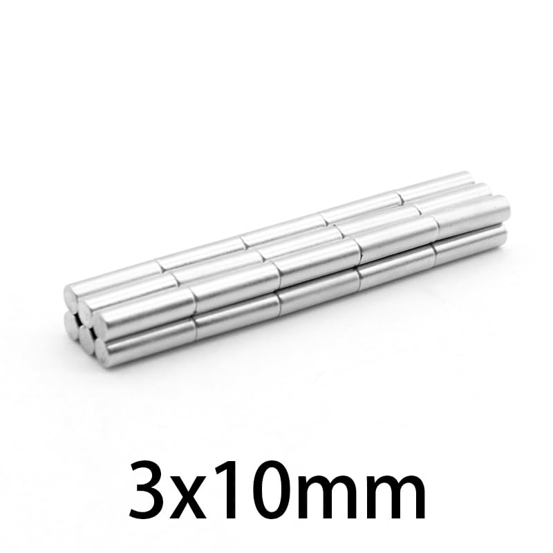 20-1000pcs 3x10mm Neodymium Magnetic Circular Rare Earth Permanent Circle 3 * 10mm Mini Round(300pcs)