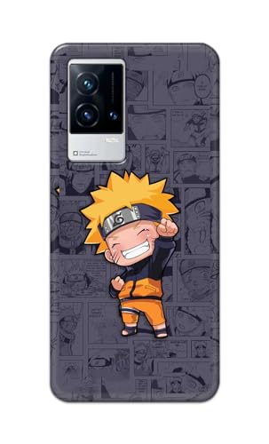 Image of PRINTFIDAA Printed Hard Back Cover Case for Vivo IQOO 9 5G Back Cover (Famous Anime Cartoon Character) -112