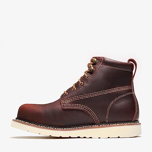 Bonanza Boots Frontier PLUS 6" Plain Toe Work Boot 7