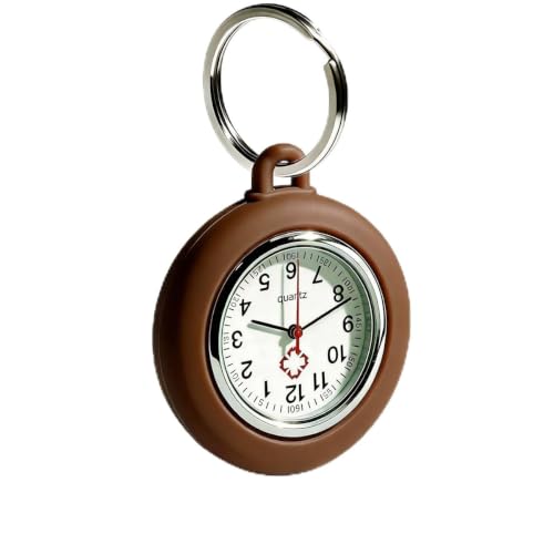 Qinsuee Nurse Watch, Brown