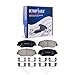 Detroit Axle - Brake Kit for 05-06 Honda CR-V Drilled and Slotted Brake Rotors Ceramic Brakes Pads 2005 2006 Replacement: 11.81