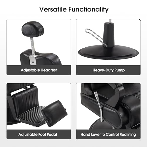 BarberPub-All-Purpose-Barber-Chair-with-Heavy-Duty-PumpReclining-Adjustable-Swivel-Hair-Styling-SpaSalon-Chair-for-Hair-Stylist-Home-SalonBarbershop-9502-All-Black