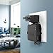 Hengulus Aobelieve Wall Outlet Mount for Blink Sync Module - Black, 2-Pack