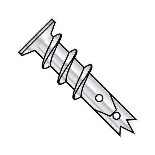 8 Easy Screw in Wallboard Anchor Zamac Alloy (Pack Qty 1,000) BC-08AWBA by Korpek