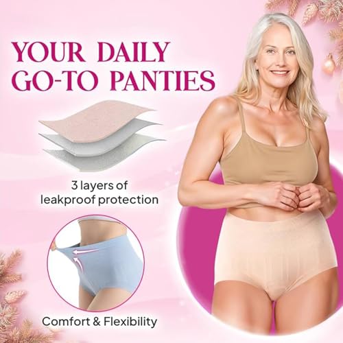 Bragas moldeadoras a prueba de fugas lavables con protección impermeable lavable 5