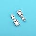 Zipper Foot Fits All Low Shank Snap-On Singer Brother Babylock Euro-Pro Janome Kenmore White Juki New Home Simplicity Elna Etc Domestic Sewing Machines (Small Zipper Foot)