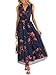 ANRABESS Womens Summer Floral Maxi Dress, A Line Tulle,Elegant for Wedding Guest & Beach Vacation,Flowy Casual Boho Outfits Brown Beige Floral Medium