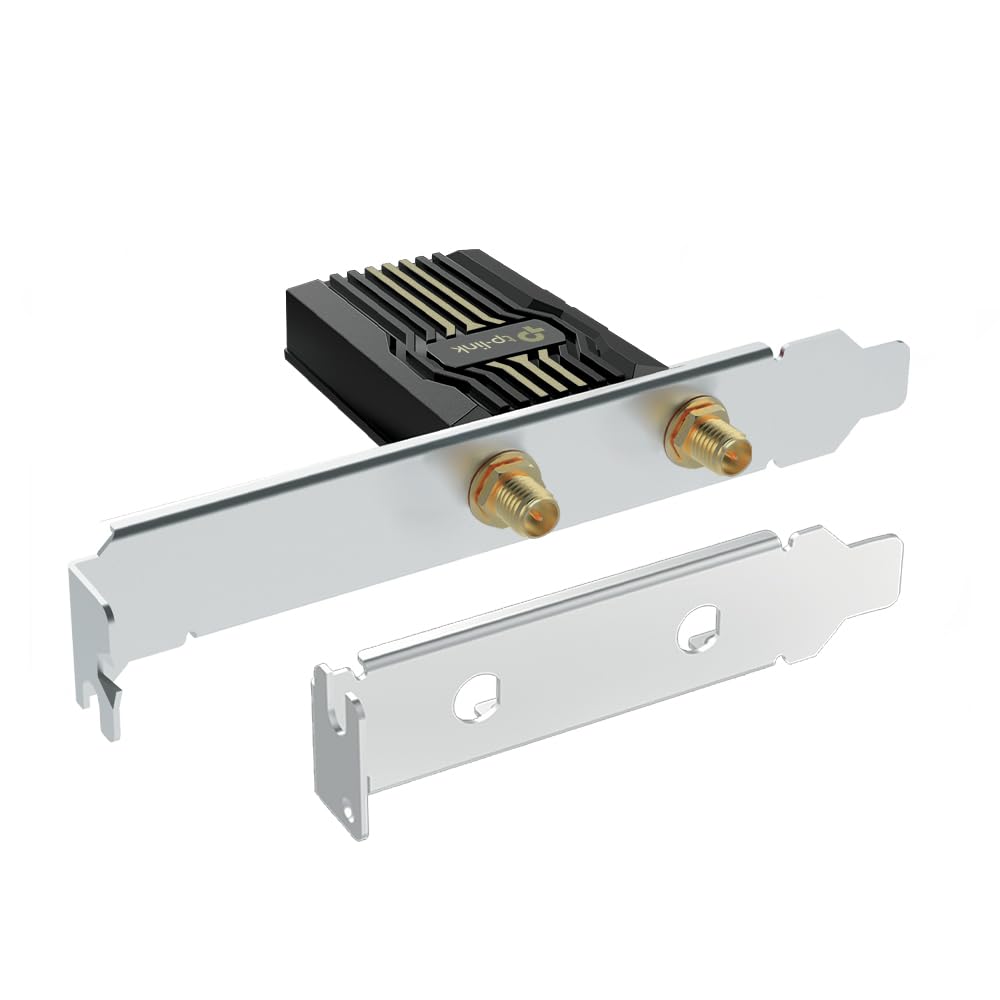 TP-Link Carte WiFi 7 PCIe BE9300 avec Bluetooth 5.4, Archer TBE552E | Tri-bande 6 GHz, MLO, antennes haut gain, idéal gaming/streaming 8K, pour Windows 11 (64 bits) uniquement
