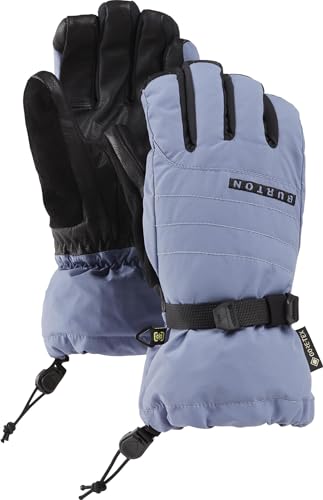 Guantes de snowboard impermeables Burton Deluxe Gore-TEX azul pizarra talla L de invierno