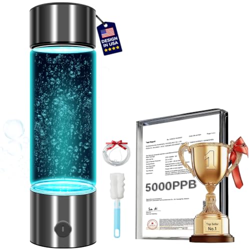 2026 New Hydrogen Water Bottle - Hydrogen Concentration up to 500...