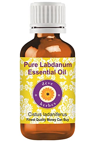 Deve Herbes Reines Labdanum Ätherisches Öl (Cistus ladaniferus) Natürlich Therapeutische Qualität, dampfdestilliert 30ml (1 oz) Cover