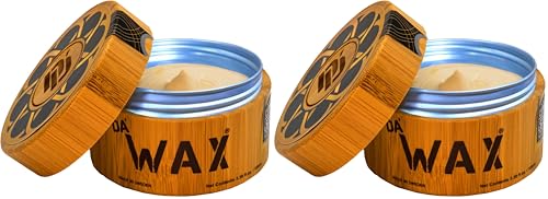 Da\'Dude Da Wax 100ml – Haarwachs Männer Matt – Starker Halt & Natürlicher Look – 1x Waschen : 100{b37aa8297a52a4c9a7ba8e8b8e7dea00b89dac79b5c90f0c7c48316c869ef1b4} Raus – Bambusgefäß (Packung mit 2)