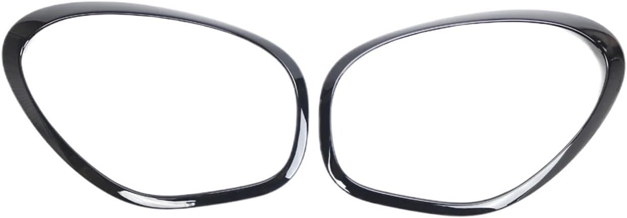 1Pair Car Headlight Ring Bezel Trim Surround Cover Compatible For MINI R60 Cooper Countryman 2011-2016 Headlamp Tailight Bezel Decor Cover(Headlight Cover)