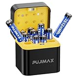PUJIMAX Rechargeable AAA Batteries 1.5V 1512mWh Lithium,Triple A Batteries with USB-C Fast Charger-Long-Lasting AAA Lithium Batteries,AAA Rechargeable Battery Kit for Remote,Toys,Electronics,12 Pack
