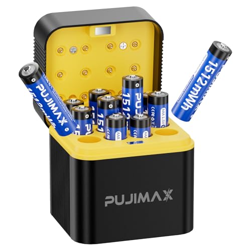 PUJIMAX Rechargeable AAA Batteries 1.5V 1512mWh