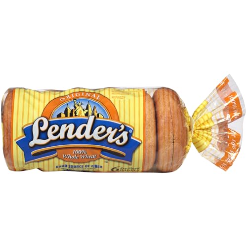 Pinnacle Foods Lenders 100 Percent Original Whole Wheat Bagel, 2 Ounce -- 72 per case.
