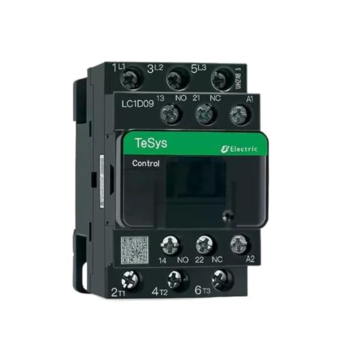 Contacteur tripolaire LC1D25A AC 24V noir d'une stabilite electrique superieure