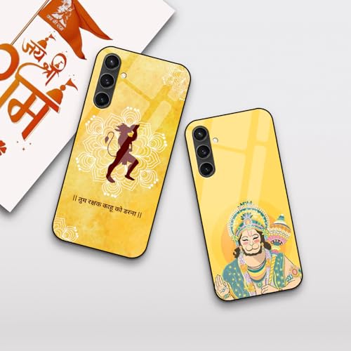 Image of COLORflow Back Cover Compatible with Samsung S23 FE 5G | Hanuman Ji, Bajrangbali, God Customized | Shockproof TPU Bumper with Camera Protection Back Cover Compatible with Samsung Galaxy S23 FE 5G