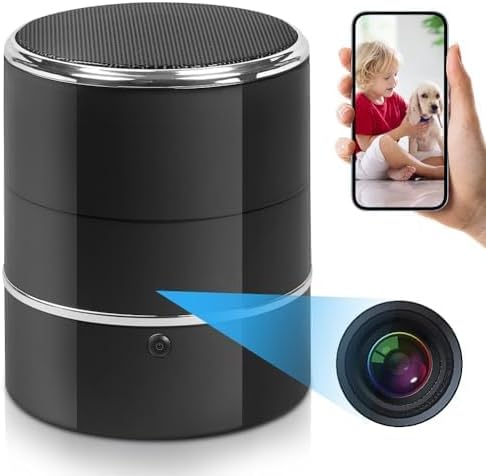 SOPKVL Bluetooth Speaker Camera with 1080p HD Video