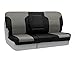 Coverking Custom Fit Rear 60/40 Bench Seat Cover for Select Hyundai Santa Fe Models - Neoprene (Medum Gray with Black Sides)
