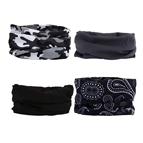 SMEHCF Headband Bandana Balaclava Half Face Mask Scarf Neck Gaiter 8pcs - Image 3