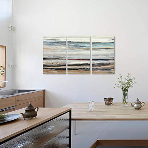 Artistic Path Seascape Abstract Arts Seashore Picture: Rocky Shoreline Along Hidden Beach At Sunrise Photographic On Wrapped Canvas For Office Wall Decor (Overall 60" W X 34" H,Multi-Sized) #TOP1