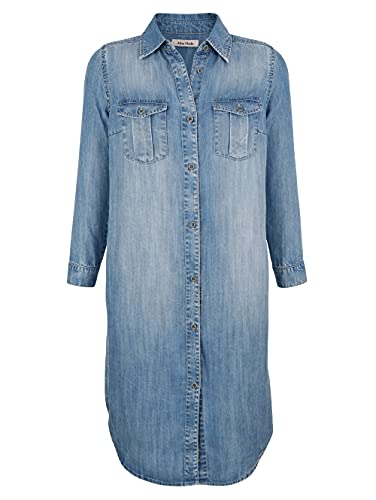 Alba Moda Hemdkleid Erwachsene-Weiblich Figurumspielend Hellblau 36