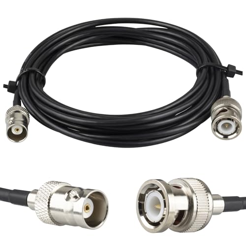 Boobrie BNC Male to Female Coax Cable RG174 50ohms BNC Extension HD Video Cable for CCTV Broadcast SDI Lead