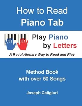 Paperback How to Read Piano Tab: Method Book with 50 Songs Book