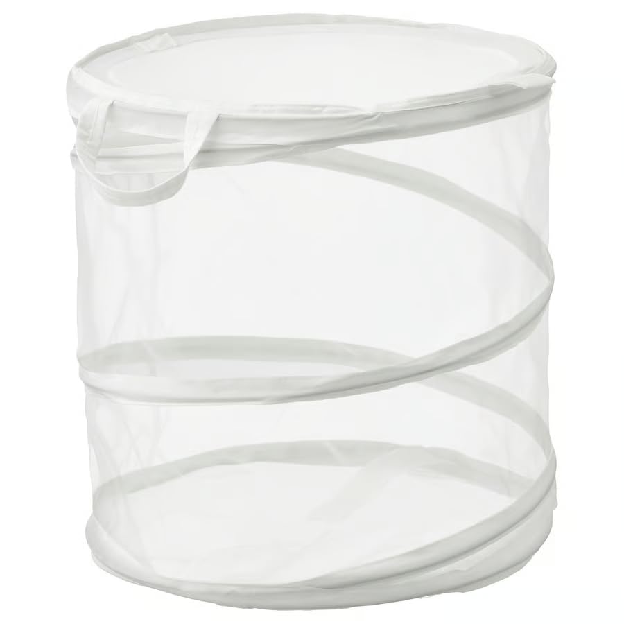 FYLLEN Laundry Basket, White, 79 L (21 Gallon) – Lightweight Laun...