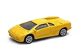 lamborghini diablo nera Metal Zamac OPO 10 - Auto in Miniatura Compatibile con Lamborghini Diablo, Scala 1:64, 3 Pollici (7,5 cm), Welly SUP57