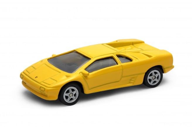 Miniature car compatible with Lamborghini Diablo, 1:64 scale, 3 inches (7.5cm), Welly SUP57