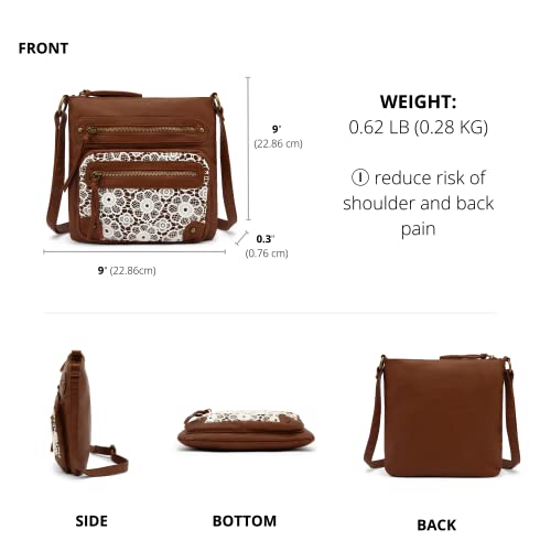Image of Scarleton Crossbody Bags for Women Purses and Handbags Multi Pocket Shoulder Bag Faux Leather Small, H1833